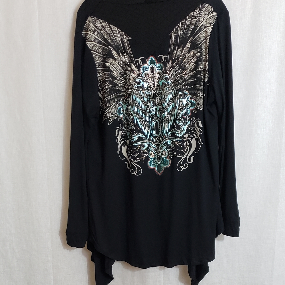 Harley-Davidson Womens Open Front Cardigan